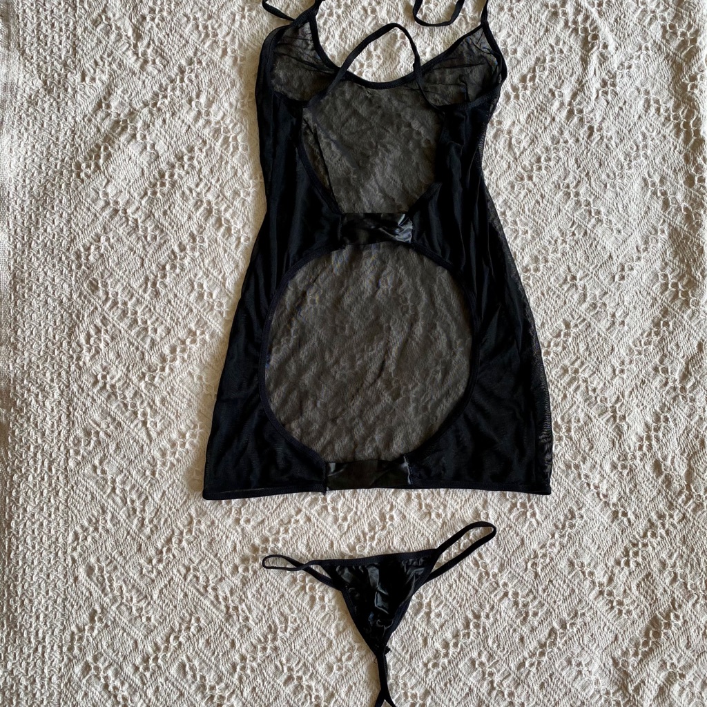 Brand New Lingerie Black 2 Pc Set